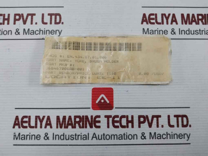 36B467006Ab-001 D.C. Generator 65Kw Yoke Brush Holder