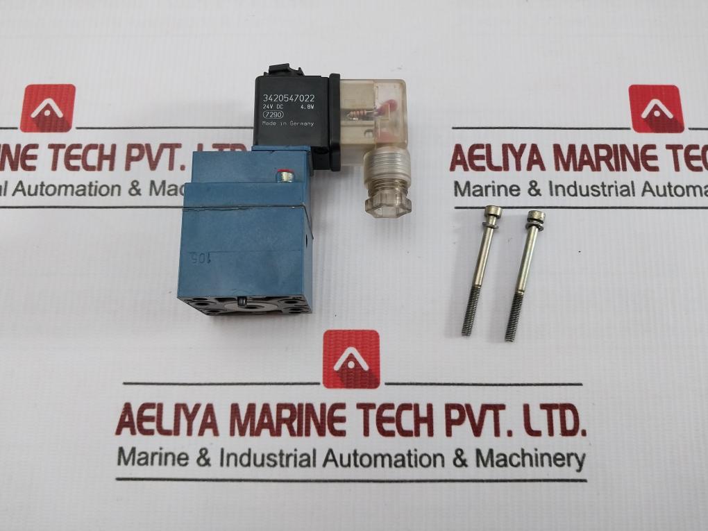 3722250220 Pneumatic Directional Control Valve Wabco 24V Dc 4.8W