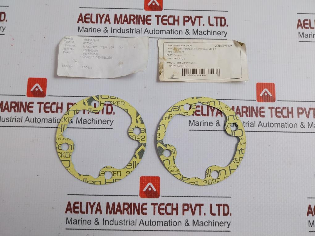 3822 Flat Seal Gasket For Compressor Pump Brand Centellen Hecker