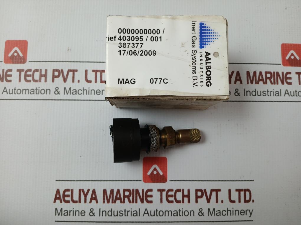 387377 Manual Adjustment Valve For Igt Gas System Aalborg Industries