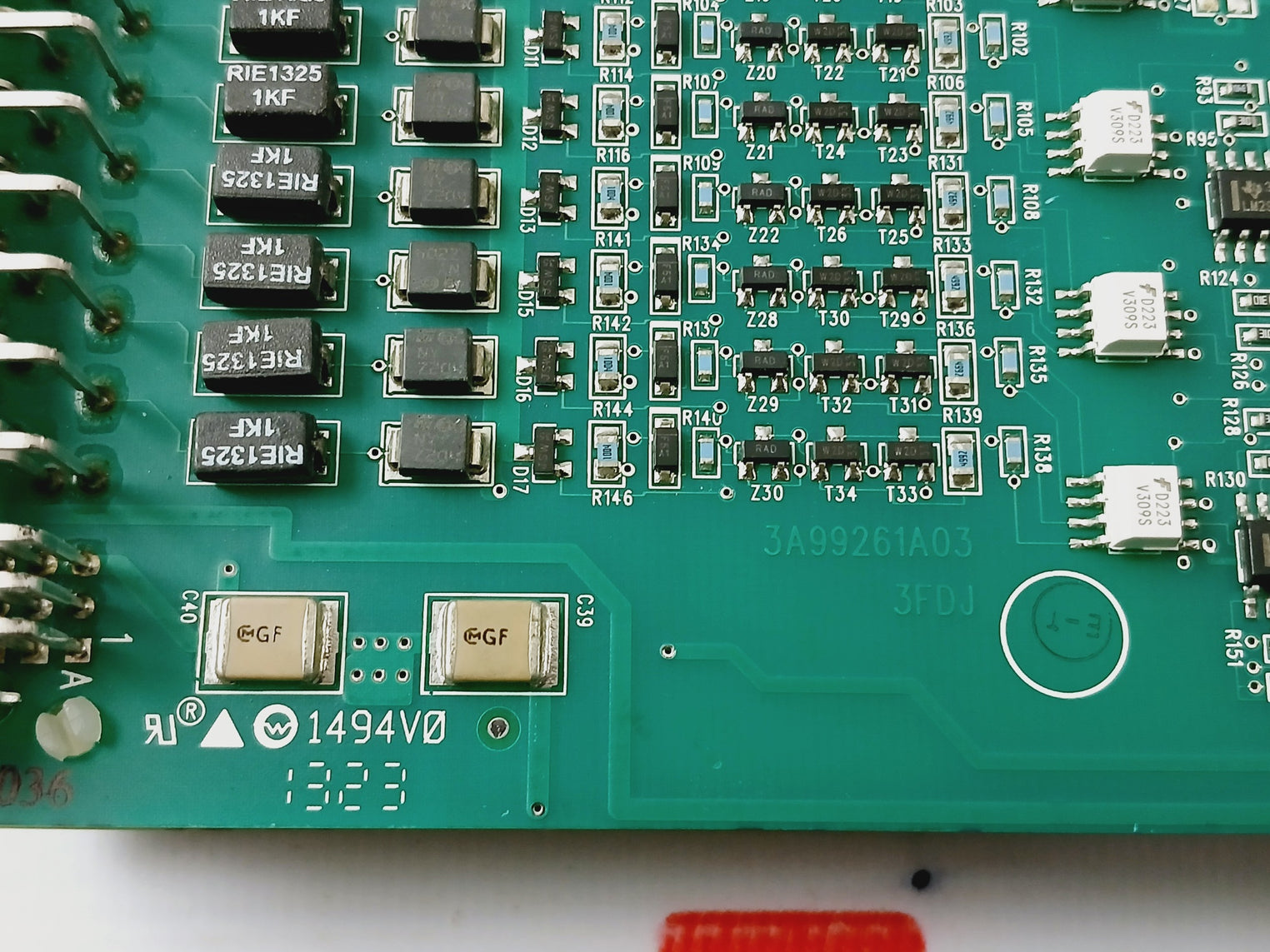3A99261A03 3Fdj Printed Circuit Board 1C31237G02 Rev 04 3A99261G02 94V0