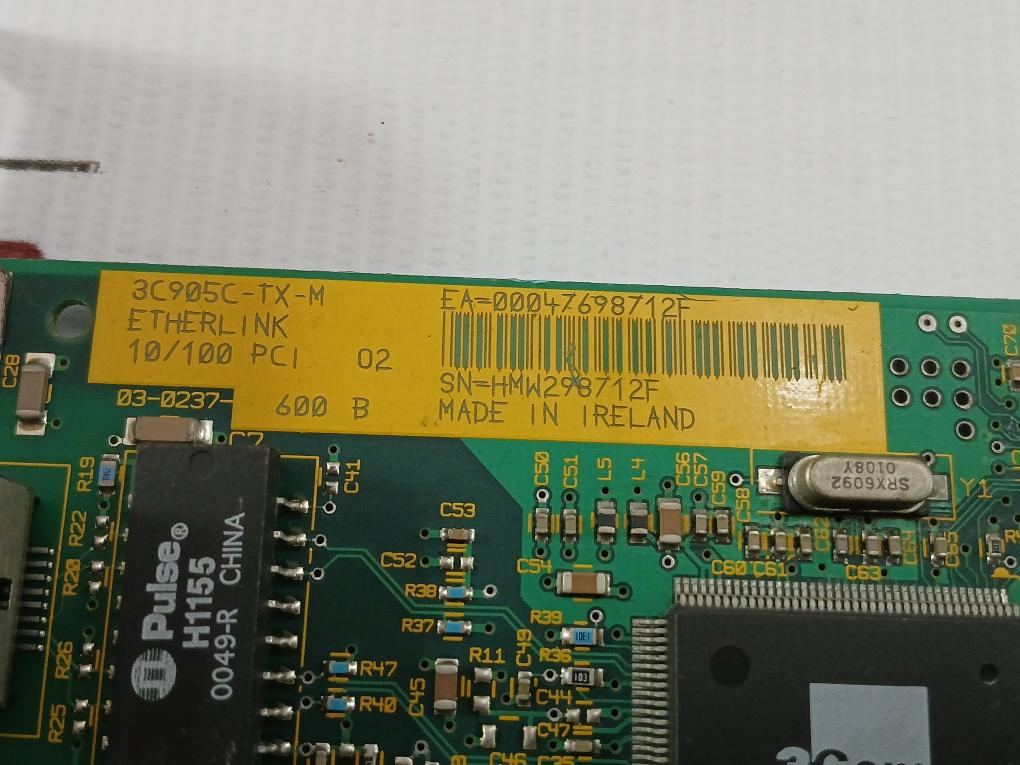 3C905C-tx-m Etherlink Xl Pci Network Interface Card 3Com