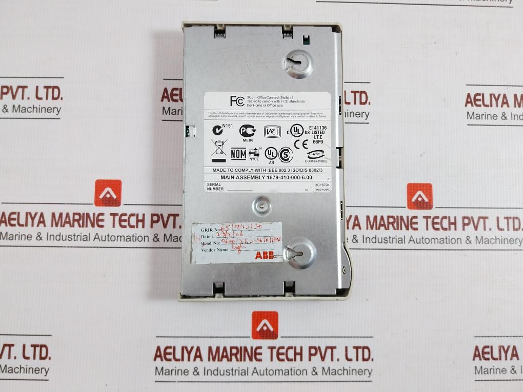 3Com Office Connect Ethernet Network Switch 1A Max Switch 8