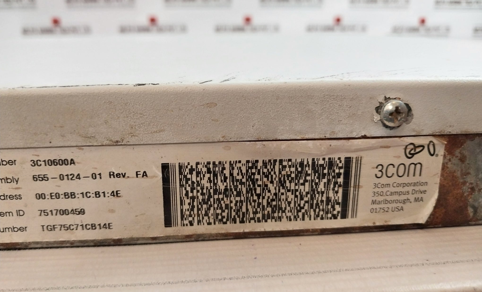3Com 3C10600A Ip Phone System Platform 50/60Hz