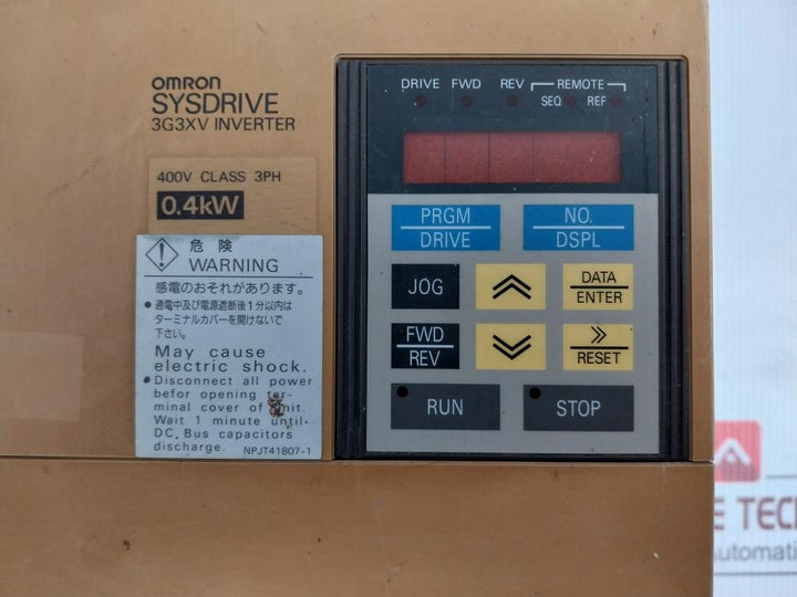 3G3Xv-a4004-3Ph-Inverter-380-460V-50Hz-60Hz-0-4Kw-Omron-9