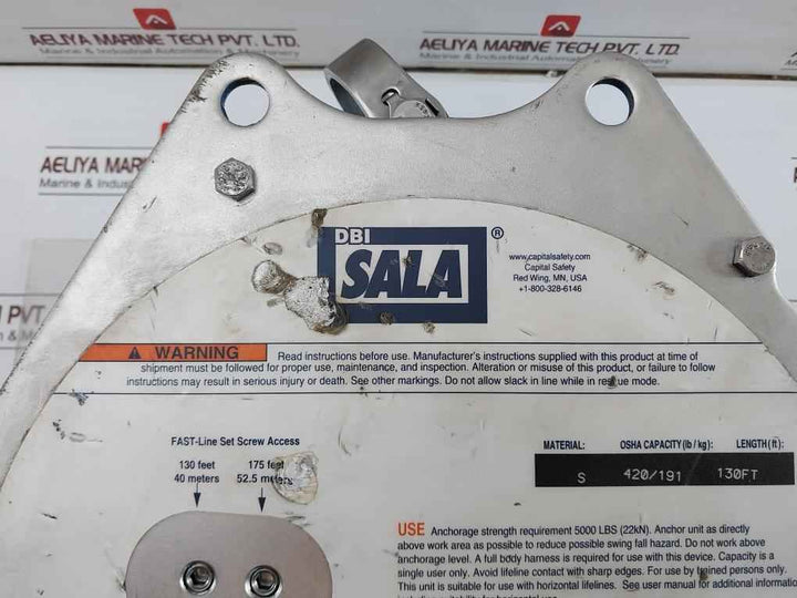 3M 3400967 Self Retracting Lifeline Fast Line Sealed-blok 40M/130Feet