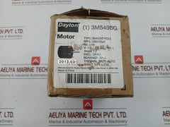3M549Bg Air Over Motor 1/30Hp, 1550Rpm 2-speed Dayton