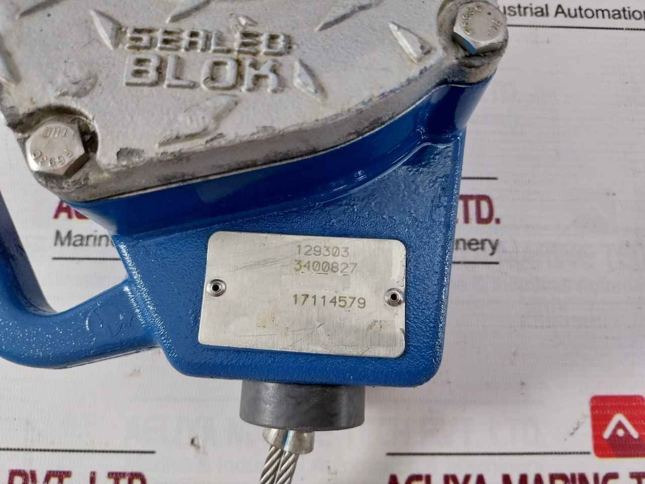 3M Dbi-sala 3400827 Sealed-blok Self-retracting Lifeline W/ Ss Cable 7X19 Rev.C