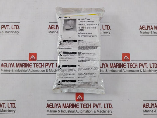 3M 6003 Organic Vapor/Acid Gas Cartridge 6000 Series (1Packet-2Pcs)