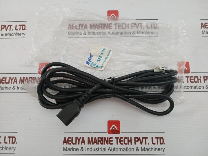 3 Metre Computer Power Cord Extension H03Vvh2-f Stron