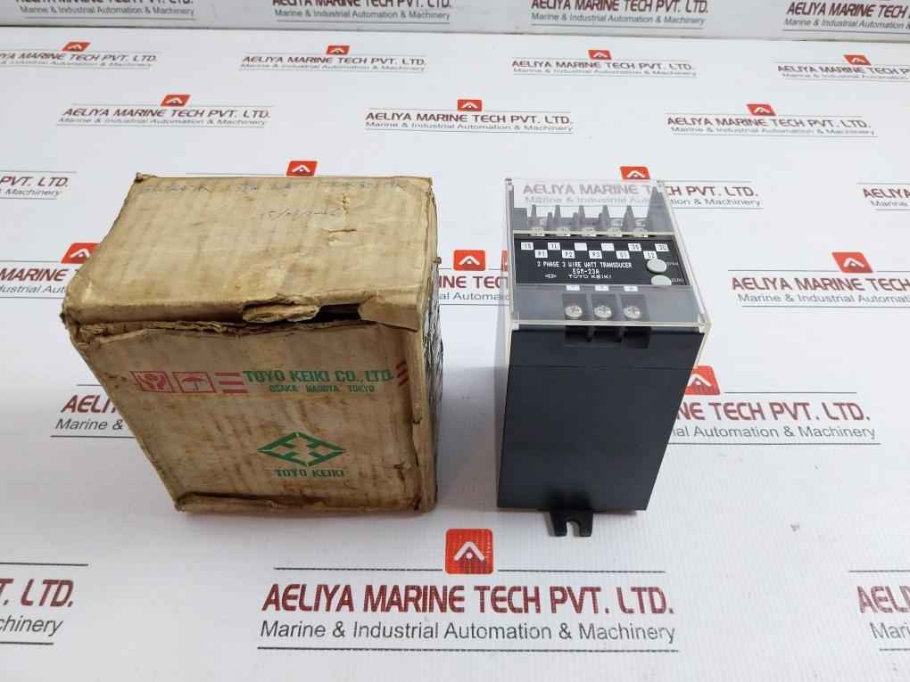 3 Phase 3 Wire Watt Transducer Egm-23A Toyo Keiki 50/60Hz Output Dc 4-20Ma