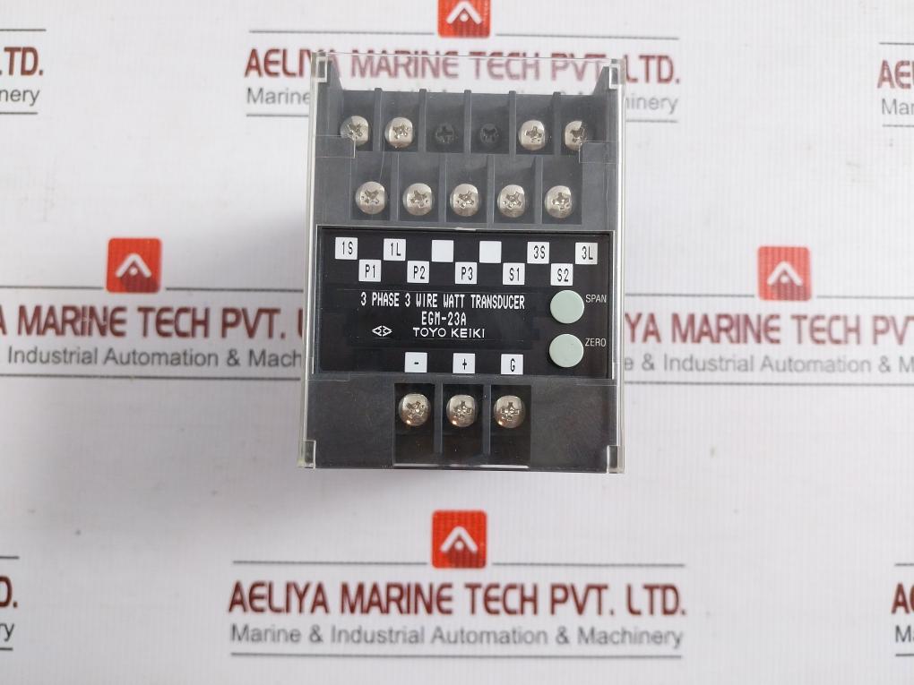3 Phase 3 Wire Watt Transducer Egm-23A Toyo Keiki 50/60Hz Output Dc 4-20Ma