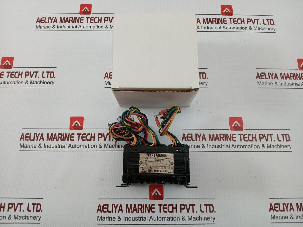 3 Phase Transformer Tta-10L Denki Keiki 63134-43 7/1 Va 440V 50/60Hz