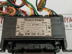 3 Phase Transformer Tta-10L Denki Keiki 63134-43 7/1 Va 440V 50/60Hz
