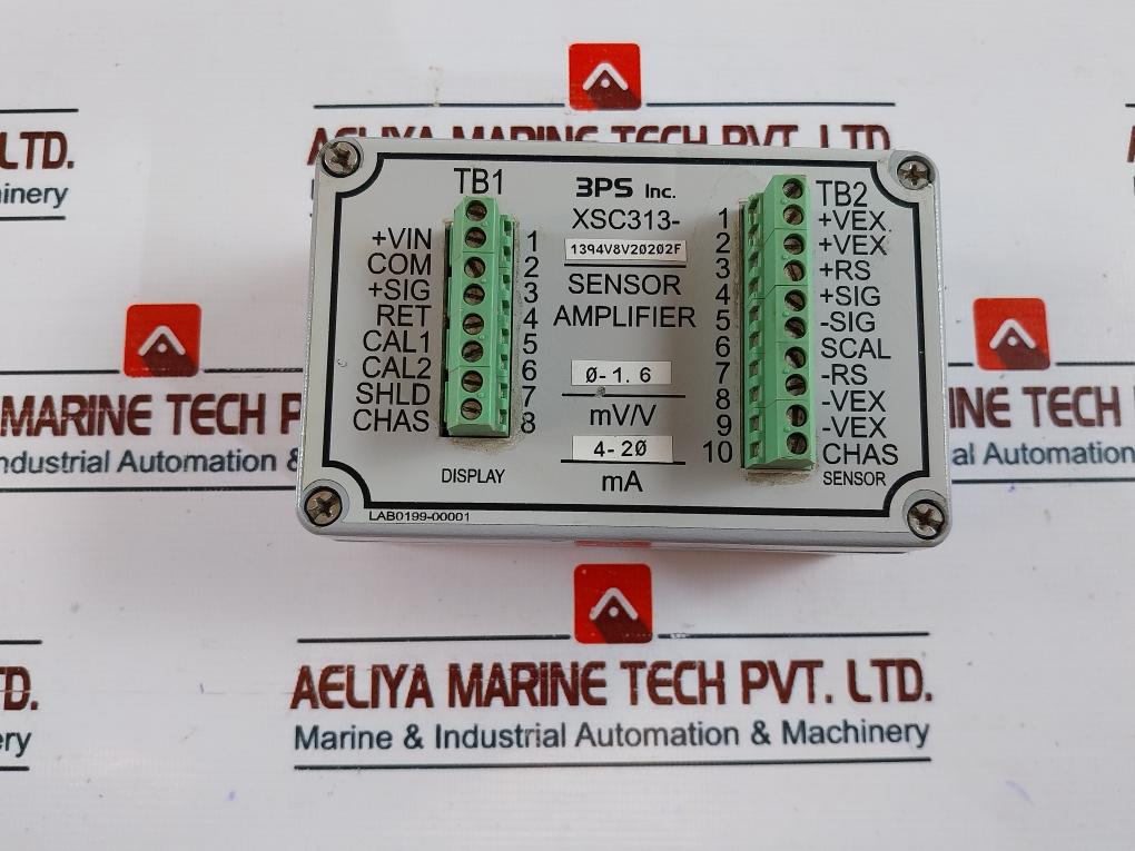 3PS XSC313-1394V8V20202F Sensor Amplifier 0-1.6 MV/V 4-20 MA