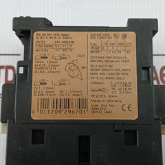 3Rt1024-1A..0 3-pole Motor Starter Contactor 24V 40A Siemens