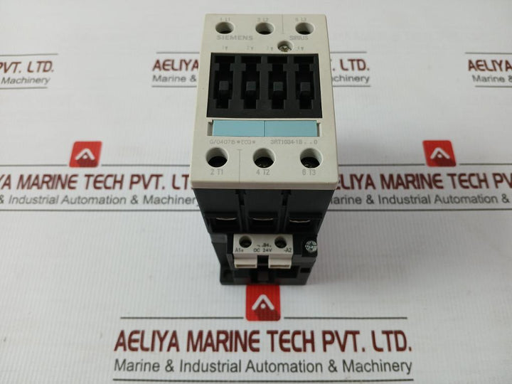 3Rt1034-1Bb40 Siemens 3 Pole Power Contactor 690V