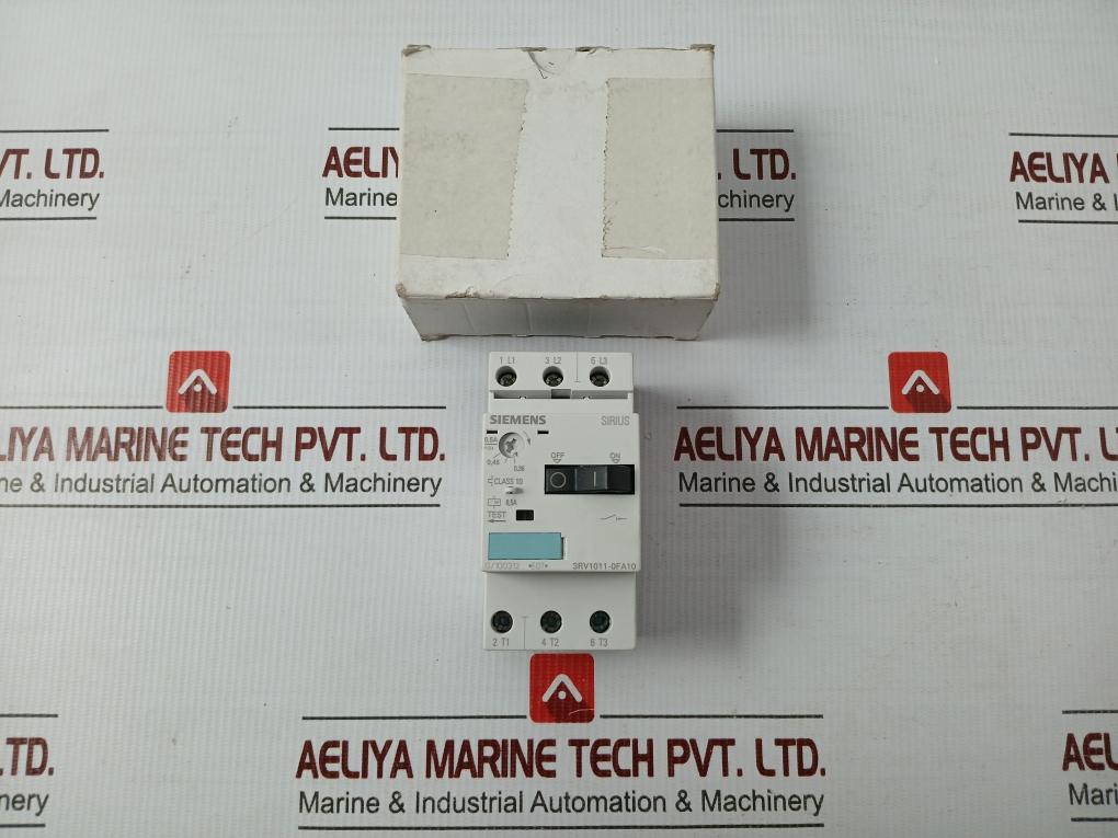 3Rv1011-0Fa10 Siemens 600V Circuit Breaker For Motor Protection