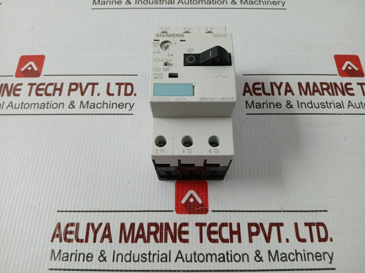 3Rv1011-0Fa10 Siemens 600V Circuit Breaker For Motor Protection