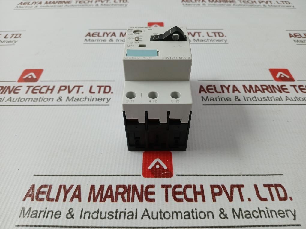 3Rv1011-0Fa10 Siemens 600V Circuit Breaker For Motor Protection