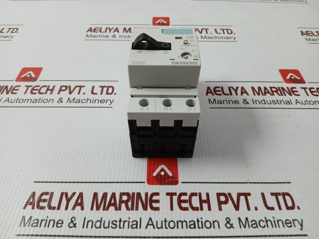 3Rv1011-0Fa10 Siemens 600V Circuit Breaker For Motor Protection