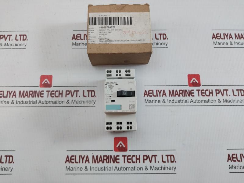 3Rv1011-0Ka20 Circuit Breaker For Motor Protection Siemens