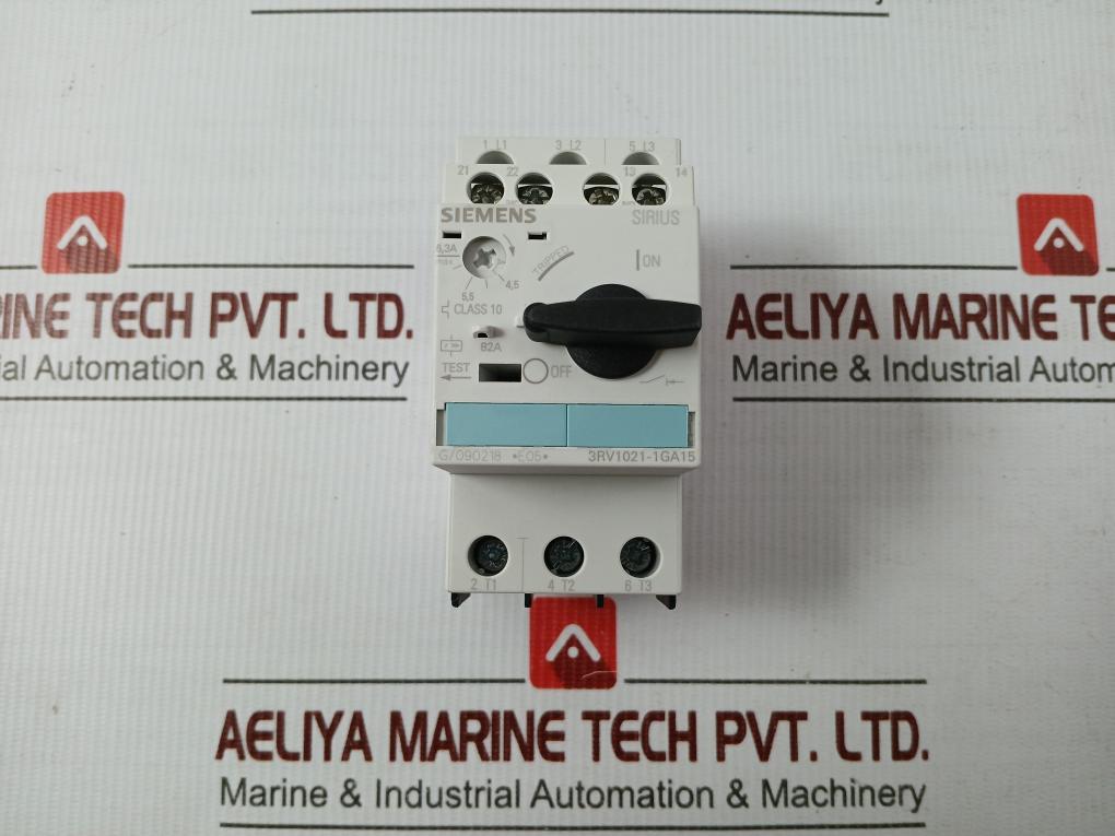 3Rv1021-1Ga15 Molded-case Circuit Breaker Siemens 600V