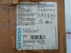 3Rw2920-1Bc06 Spare Control Unit 500-690V Siemens 40˚C-55˚C