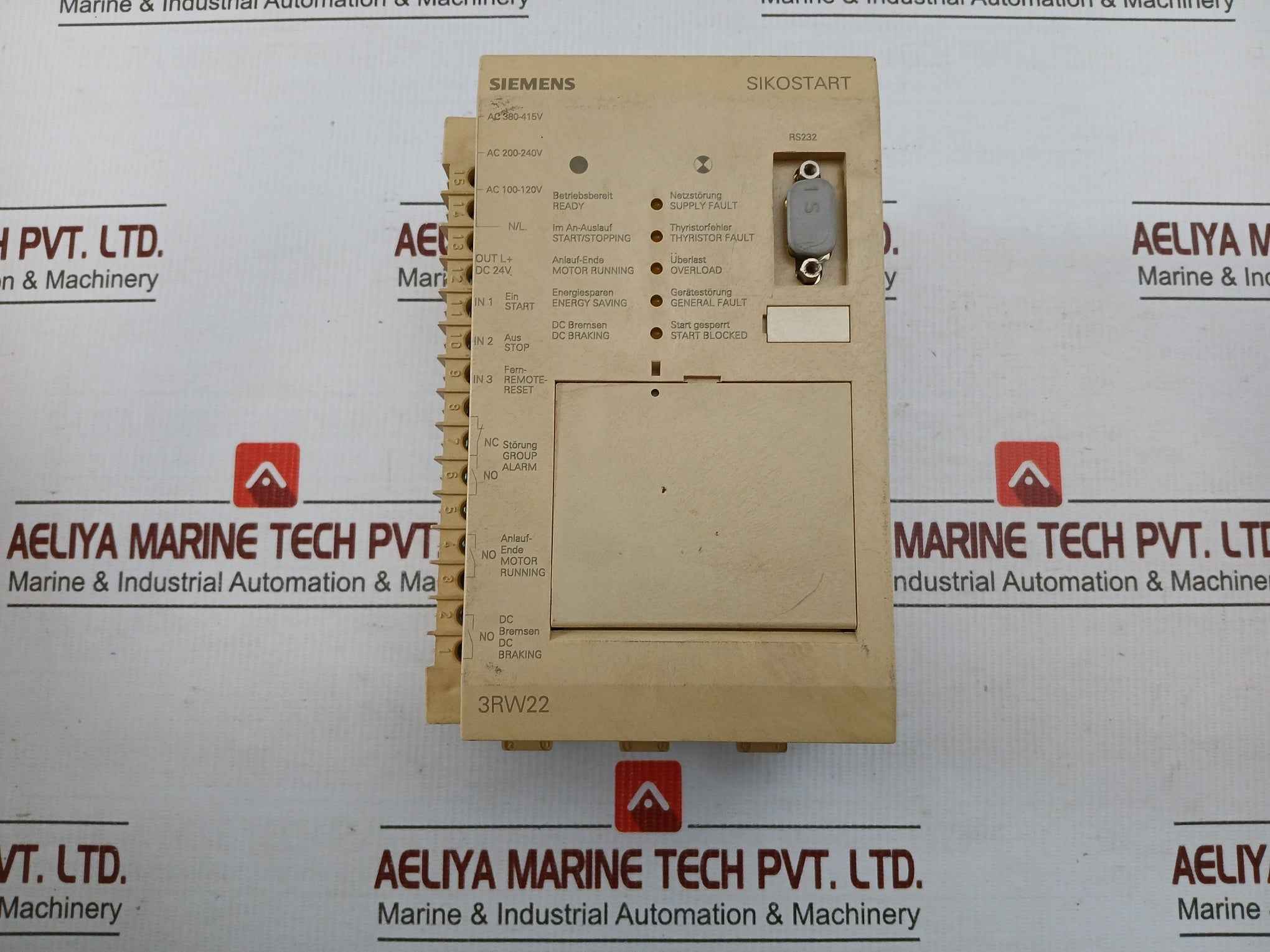 3Rw2920-1Bc06 Spare Control Unit 500-690V Siemens 40˚C-55˚C
