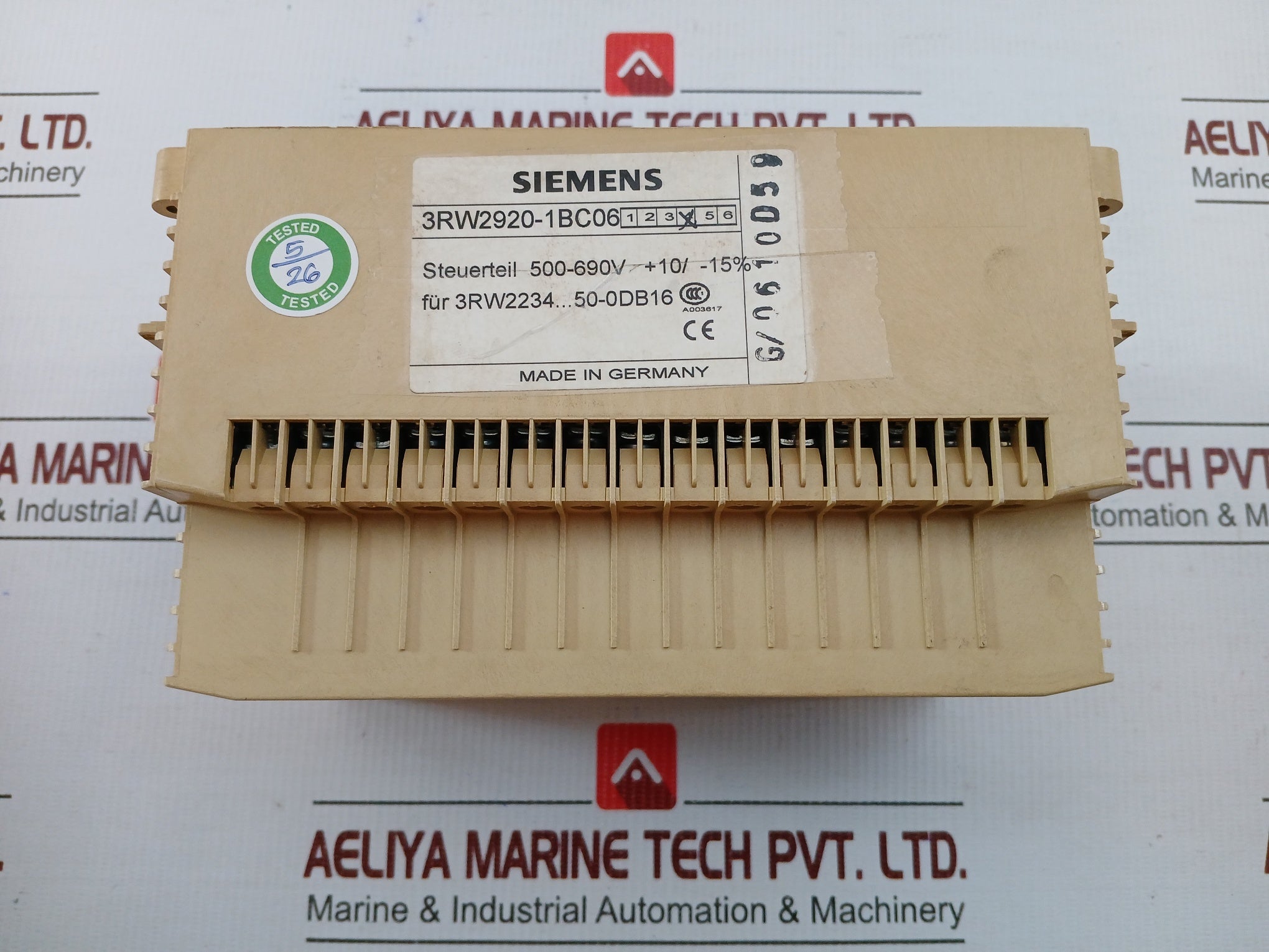 3Rw2920-1Bc06 Spare Control Unit 500-690V Siemens 40˚C-55˚C