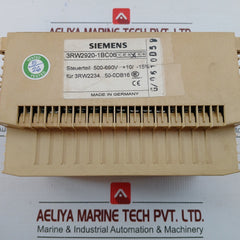 3Rw2920-1Bc06 Spare Control Unit 500-690V Siemens 40˚C-55˚C