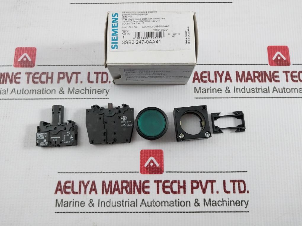 3Sb3-247-0Aa41-Push-Button-With-Socket-Base-24V-Ac-Dc-50Hz-Siemens-208719-1