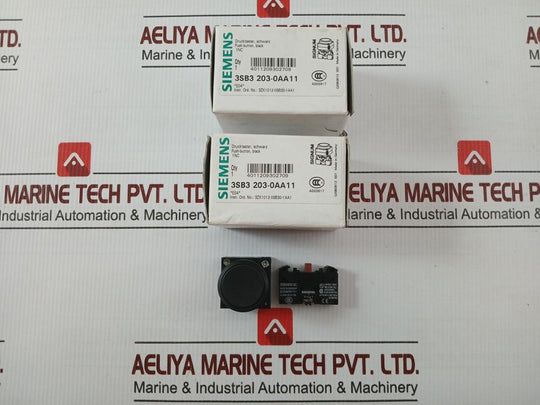 3Sb3 203-0Aa11 Push Button With Contact Block 50 Hz Siemens