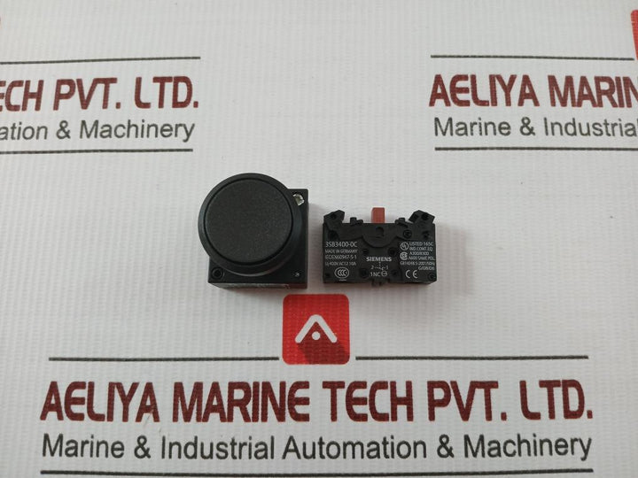 3Sb3 203-0Aa11 Push Button With Contact Block 50 Hz Siemens