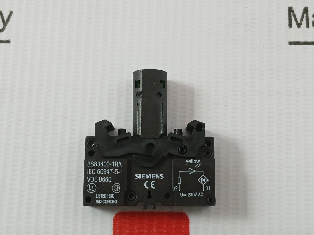 3Sb3 252-6Ba30 22Mm Siemens Plastic Round Complete Unit Combination 230V