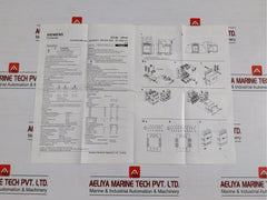 3Tf47 22-0Xn2 Siemens Contactor 63A Ac3 30Kw 400V 2No+2Nc