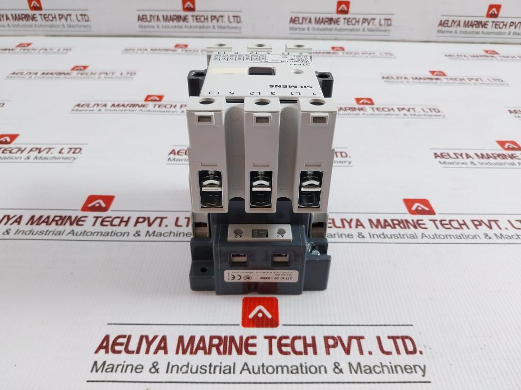 3Tf47 22-0Xn2 Siemens Contactor 63A Ac3 30Kw 400V 2No+2Nc