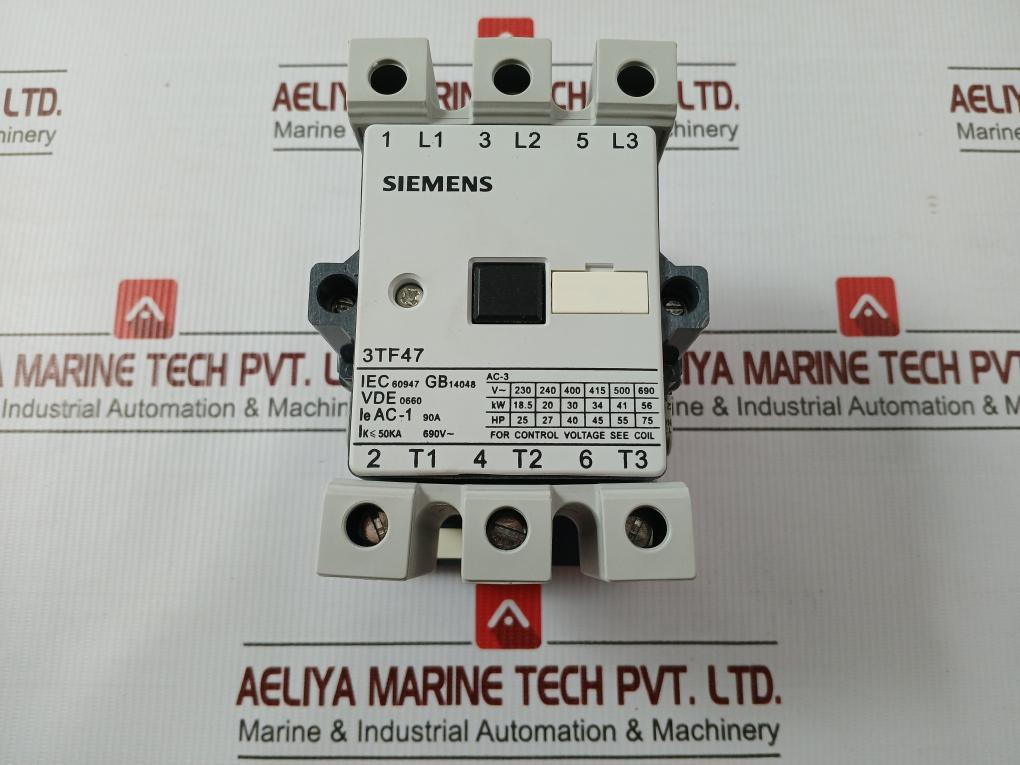 3Tf47 22-0Xn2 Siemens Contactor Ac 220V,50/60Hz