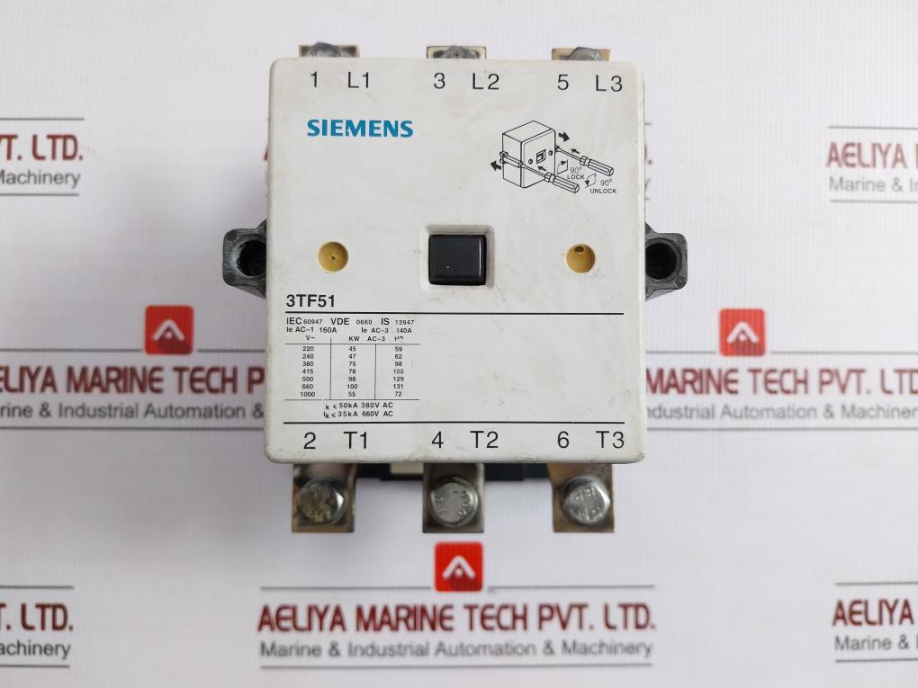 3Tf51 Contactor 264V 60Hz Siemens