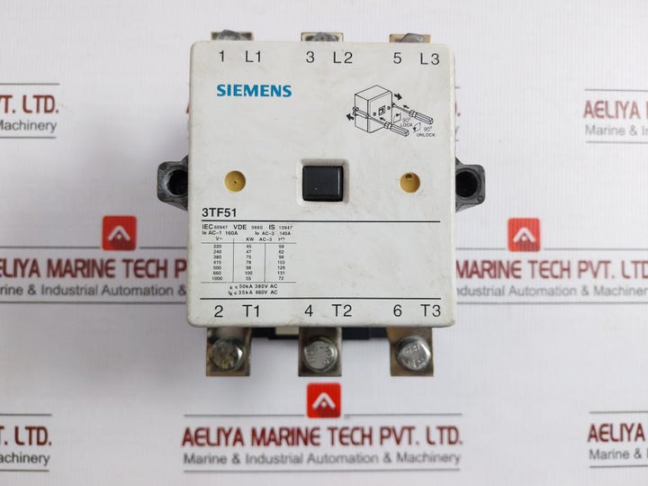 3Tf51 Contactor 264V 60Hz Siemens