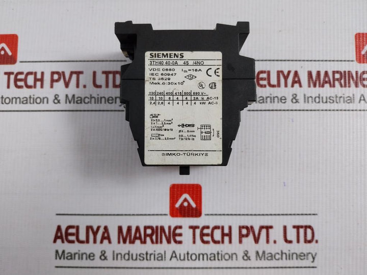 3Th4040-0A Contactor Relay Siemens 16A