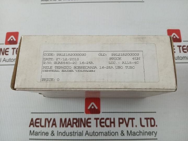3Ua55 40-2C Siemens 690V Thermal Overload Relay