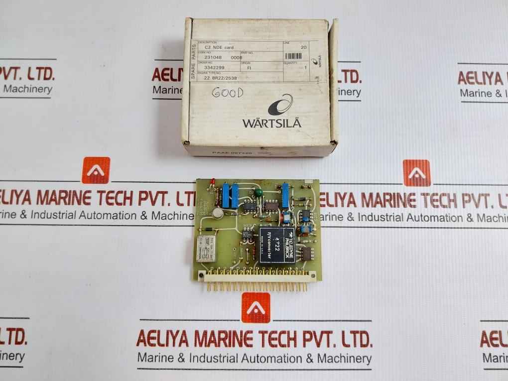 3V72H74 Speed Measurement Card Wartsila