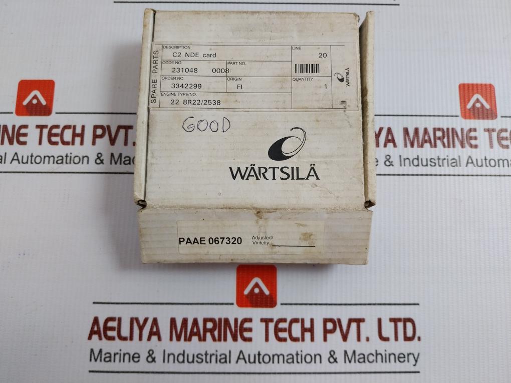 3V72H74 Speed Measurement Card Wartsila