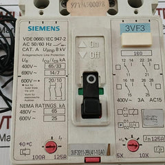 3Vf3211-2Bu41-1Ga0 Siemens Uimp-8Kv Three And Four-pole Circuit-breaker
