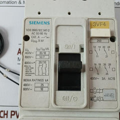 3Vf4211-1Bf47-1Ga0 Siemens 400V Three & Four-pole Moulded-case Circuit-breaker
