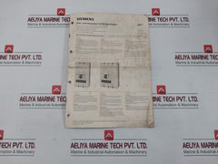 3Vf7111-2Bk60-1Ga0 Three & Four-pole Circuit Breaker Siemens Ac 50/60Hz 480V