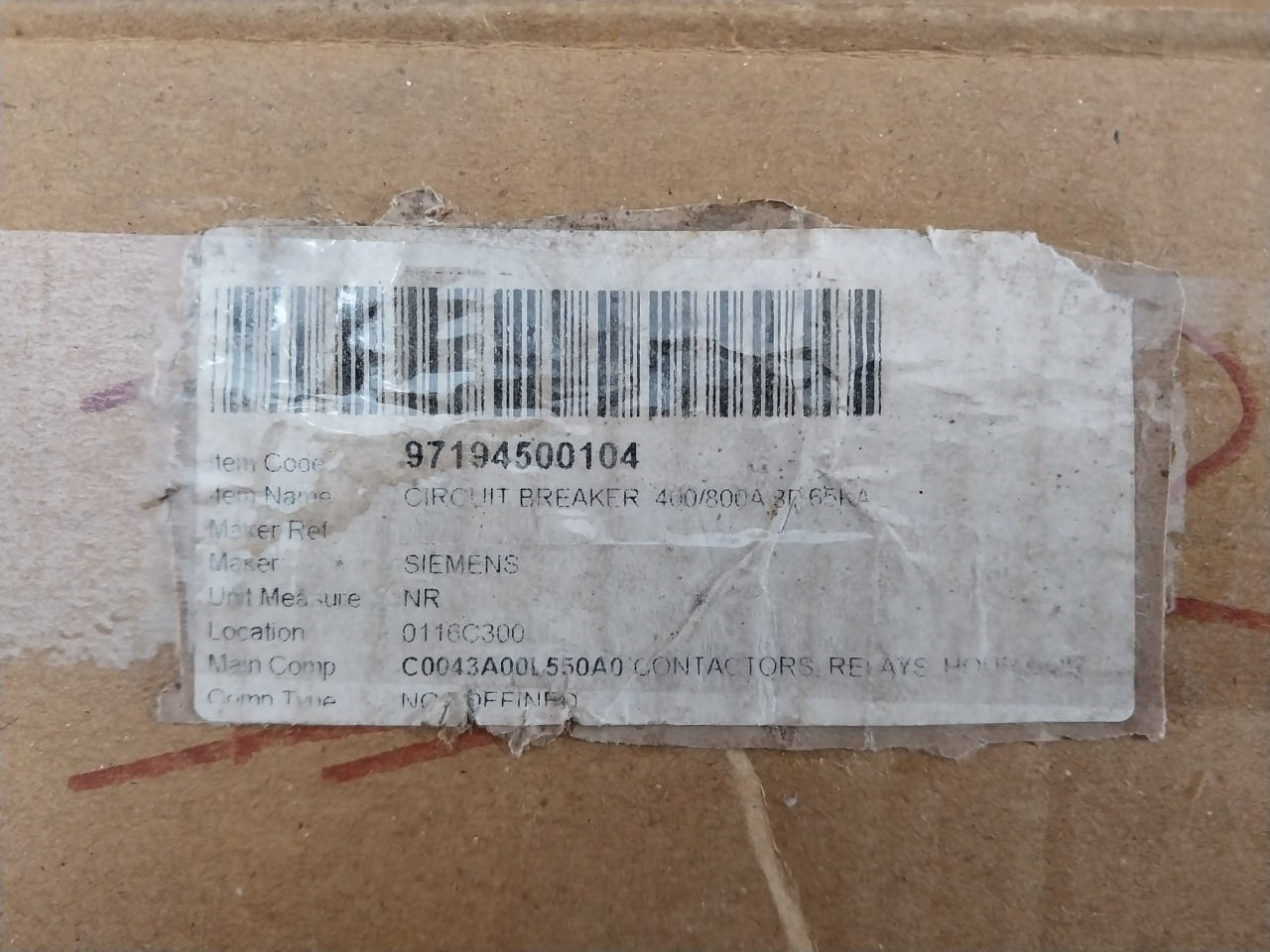3Vf7111-2Bk60-1Ga0 Three & Four-pole Circuit Breaker Siemens Ac 50/60Hz 480V