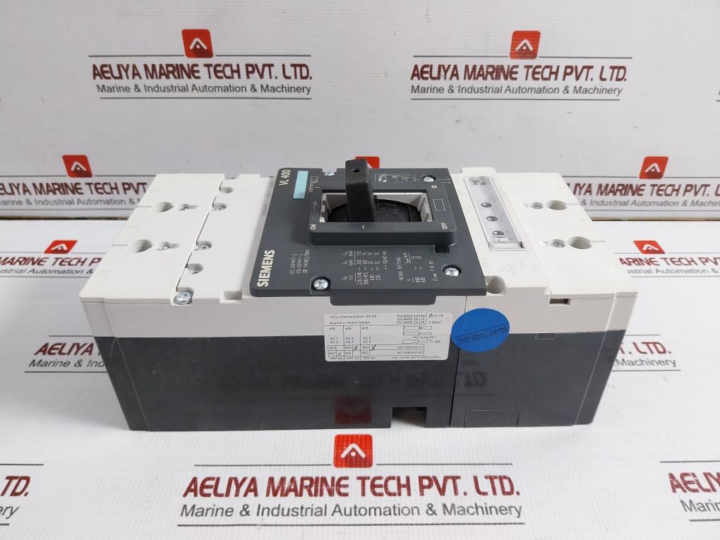 3Vl4740-3Se36-0Aa0 Siemens Molded Case Circuit Breaker 50/60 Hz