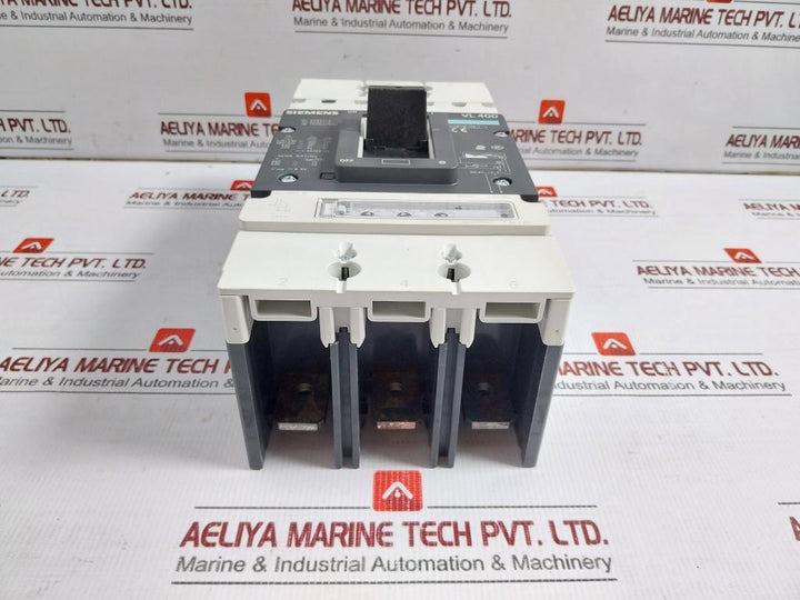 3Vl4740-3Se36-0Aa0 Siemens Molded Case Circuit Breaker 50/60 Hz